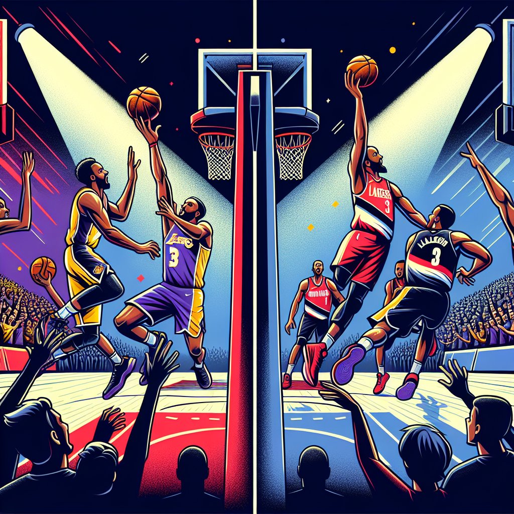 Featured image for A Deep Dive into the Lakers vs Trail Blazers Rivalry: What Makes This NBA Matchup So Exciting? - Discover the thrilling Lakers vs Trail Blazers rivalry, exploring its history, key players, and unfo
